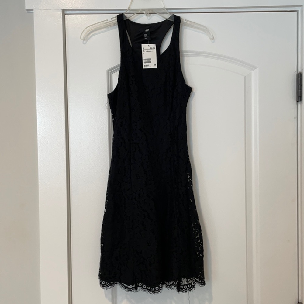 H&M size 4 black dress